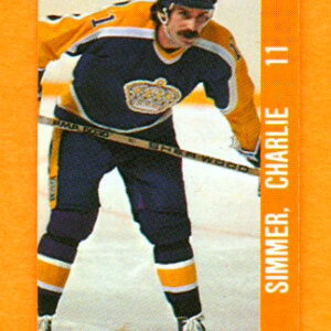 1983 Souhaits Renaissance Cards #34 Kings- Charlie Simmer