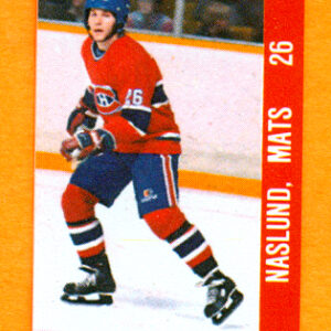 1983 Souhaits Renaissance Cards #51 Canadiens- Mats Naslund