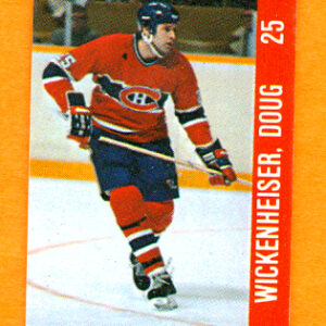 1983 Souhaits Renaissance Cards #52 Canadiens- Doug Wickenheiser