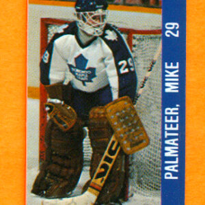 1983 Souhaits Renaissance Cards #58 Maple Leafs- Mike Palmateer