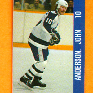 1983 Souhaits Renaissance Cards #59 Maple Leafs- John Anderson