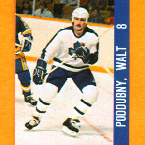 1983 Souhaits Renaissance Cards #65 Maple Leafs- Walt Poddubny