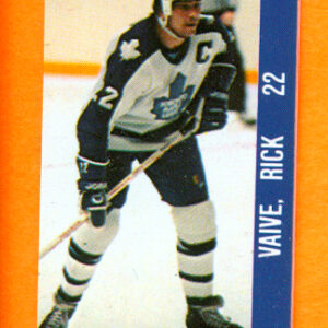 1983 Souhaits Renaissance Cards #68 Maple Leafs- Rick Vaive