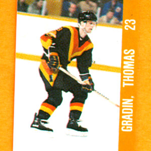 1983 Souhaits Renaissance Cards #75 Canucks- Thomas Gradin