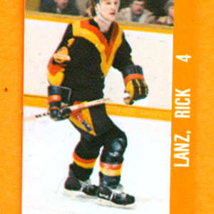 1983 Souhaits Renaissance Cards #79 Canucks- Rick Lanz