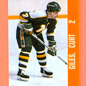 1983 Souhaits Renaissance Cards #125 North Stars- Curt Giles