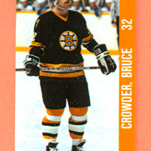 1983 Souhaits Renaissance Cards #128 Bruins- Bruce Crowder