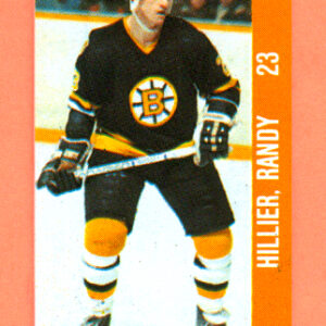 1983 Souhaits Renaissance Cards #133 Bruins- Randy Hillier