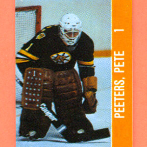 1983 Souhaits Renaissance Cards #139 Bruins- Pete Peeters