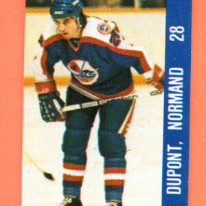 1983 Souhaits Renaissance Cards #158 Jets- Normand Dupont