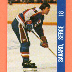 1983 Souhaits Renaissance Cards #161 Jets- Serge Savard