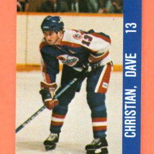 1983 Souhaits Renaissance Cards #163 Jets- Dave Christian