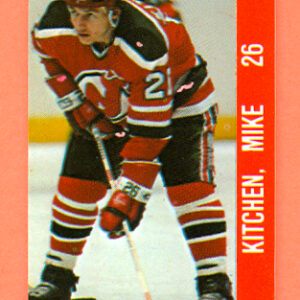 1983 Souhaits Renaissance Cards #170 Devils- Mike Kitchen