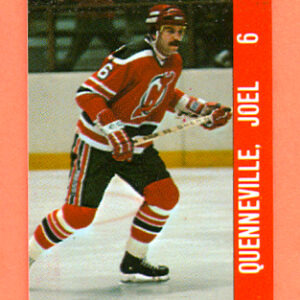 1983 Souhaits Renaissance Cards #179 Devils- Joel Quenneville