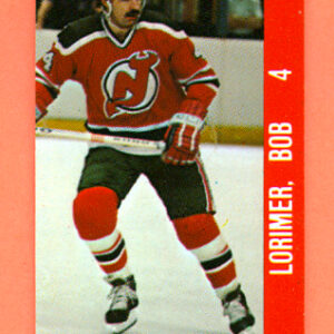 1983 Souhaits Renaissance Cards #180 Devils- Bob Lormier