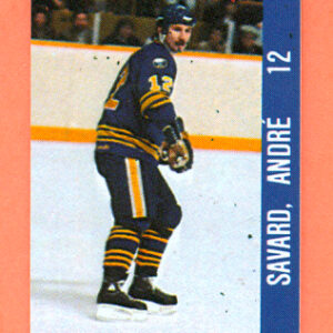 1983 Souhaits Renaissance Cards #187 Sabres- Andre Savard