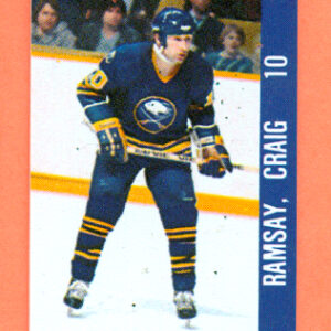 1983 Souhaits Renaissance Cards #189 Sabres- Craig Ramsay