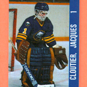 1983 Souhaits Renaissance Cards #195 Sabres- Jacques Cloutier