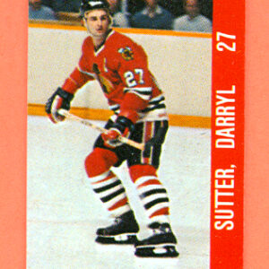 1983 Souhaits Renaissance Cards #214 Blackhawks- Darryl Sutter