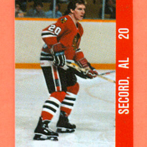 1983 Souhaits Renaissance Cards #217 Blackhawks- Al Secord