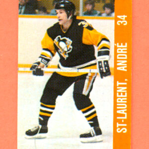 1983 Souhaits Renaissance Cards #226 Penguins- Andre St. Laurent