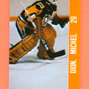 1983 Souhaits Renaissance Cards #228 Penguins- Michel Dion