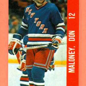 1983 Souhaits Renaissance Cards #247 Rangers- Don Maloney