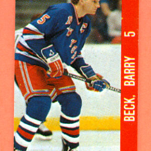 1983 Souhaits Renaissance Cards #250 Rangers- Barry Beck