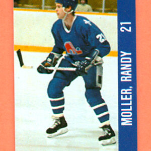 1983 Souhaits Renaissance Cards #259 Nordiques- Randy Moller