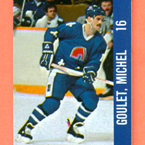 1983 Souhaits Renaissance Cards #262 Nordiques- Michel Goulet