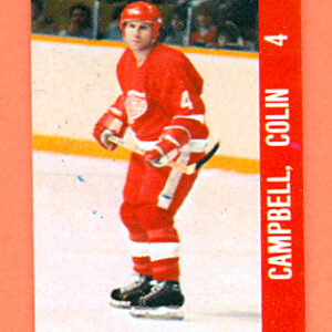 1983 Souhaits Renaissance Cards #278 Red Wings- Colin Campbell