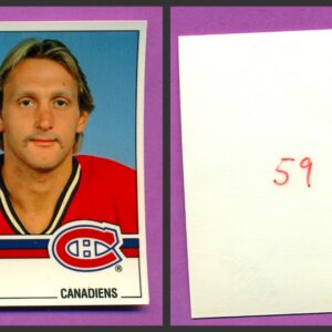 1987 PANINI 1 of 1 PROOF #59-Craig Ludwig