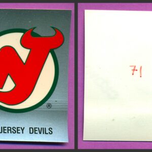 1987 PANINI 1 of 1 PROOF #71- Logo