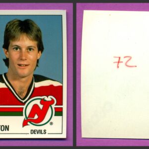 1987 PANINI 1 of 1 PROOF #72-Craig Billington