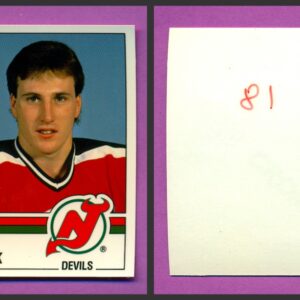 1987 PANINI 1 of 1 PROOF #81-Pat Verbeek