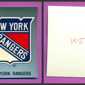 1987 PANINI 1 of 1 PROOF #105- Logo