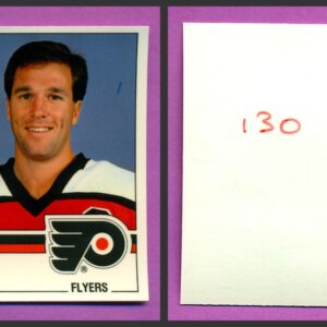 1987 PANINI 1 of 1 PROOF #130-Dave Poulin