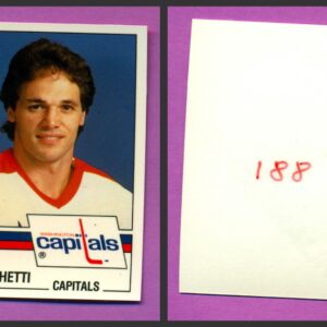 1987 PANINI 1 of 1 PROOF #188-Lou Franceschetti