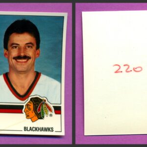 1987 PANINI 1 of 1 PROOF #220-Bob Sauve