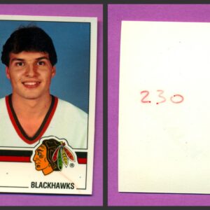 1987 PANINI 1 of 1 PROOF #230-Ed Olczyk