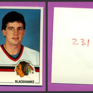 1987 PANINI 1 of 1 PROOF #231-Curt Fraser