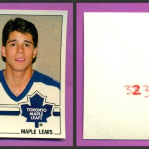 1987 PANINI 1 of 1 PROOF #323-Allan Bester