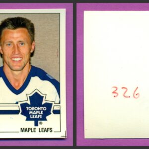 1987 PANINI 1 of 1 PROOF #326-Borje Salming