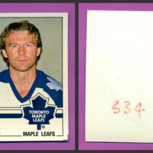 1987 PANINI 1 of 1 PROOF #334-Peter Ihnacak