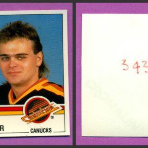 1987 PANINI 1 of 1 PROOF #343-Garth Butcher