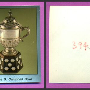 1987 PANINI 1 of 1 PROOF #394-Clarence Campbell