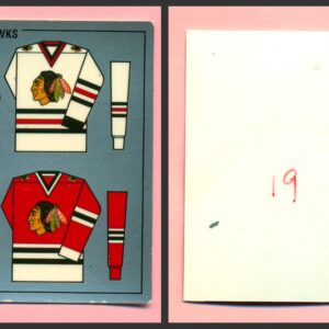 1988 PANINI 1 of 1 PROOF #19- Uniform