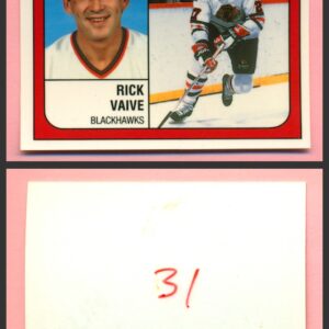 1988 PANINI 1 of 1 PROOF #31-Rick Vaive