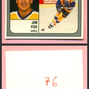 1988 PANINI 1 of 1 PROOF #76-Jim Fox
