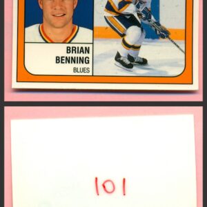 1988 PANINI 1 of 1 PROOF #101-Brian Benning